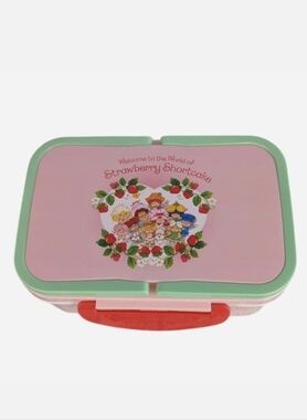 Culture Fly Strawberry Shortcake Bento Lunch Box 8x5x3